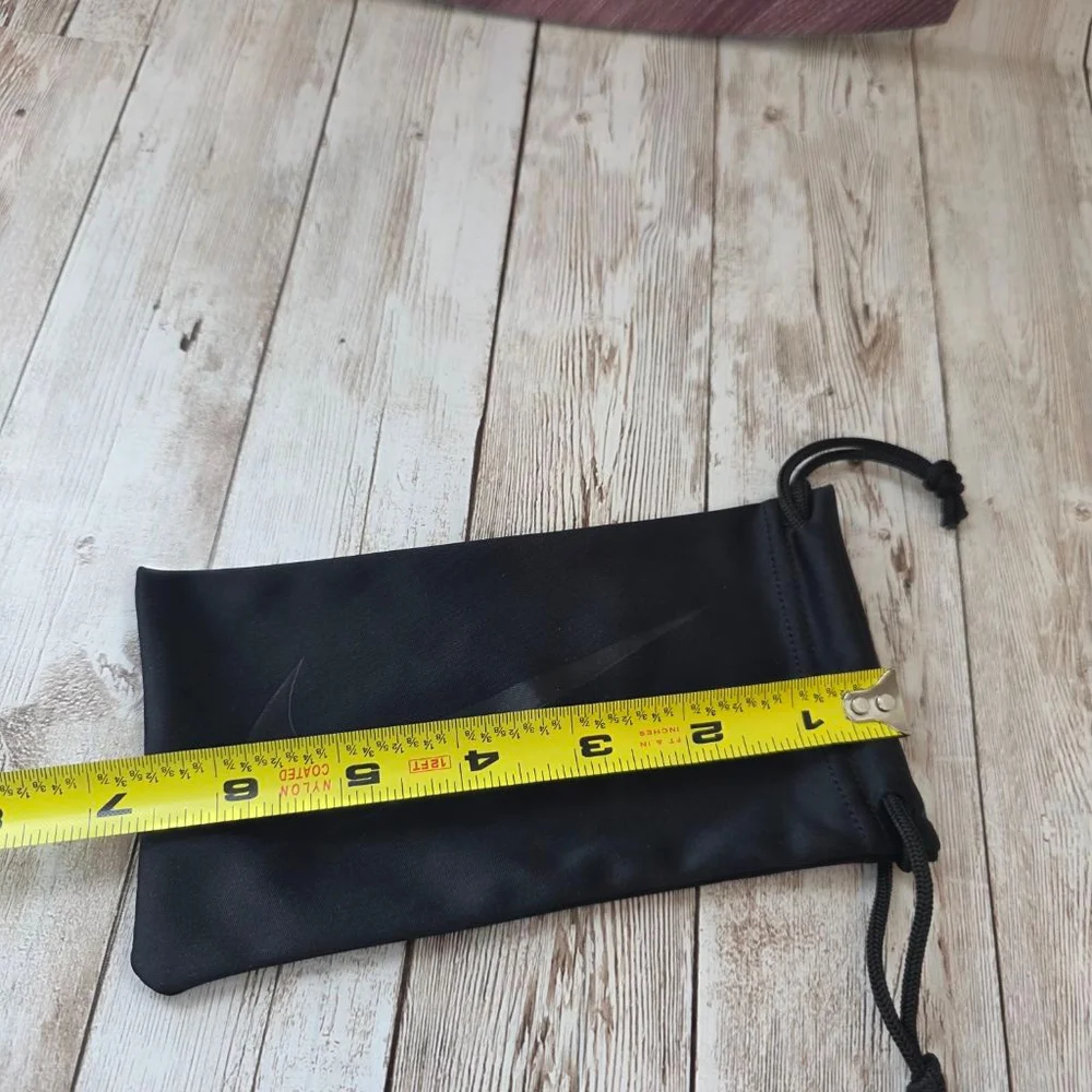 Nike Black Drawstring Sunglasses Pouch NWOT